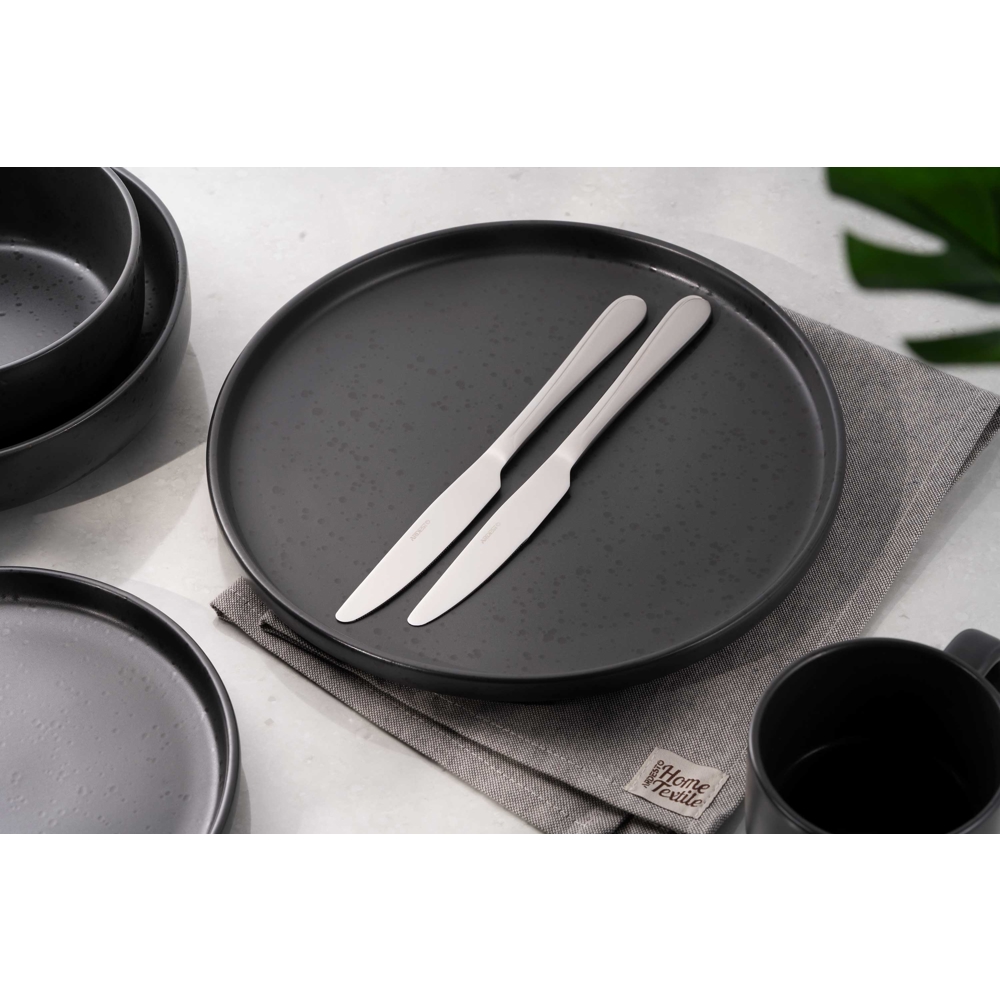 დანების ნაკრები Ardesto AR0706ZK Black Mars Zenith, 2pcs, Knife Set, Silver