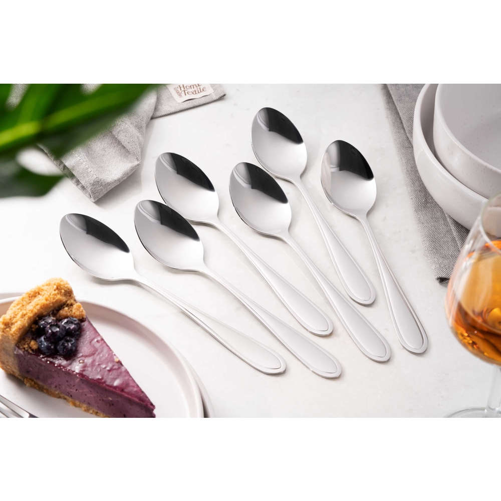 კოვზების ნაკრები Ardesto AR1906VT Venice, 6pcs, Teaspoons Set, Silver