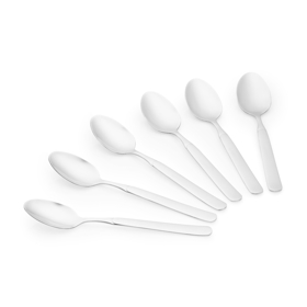 კოვზების ნაკრები Ardesto AR1906ST Salerno, 6pcs, Teaspoons Set, Silver