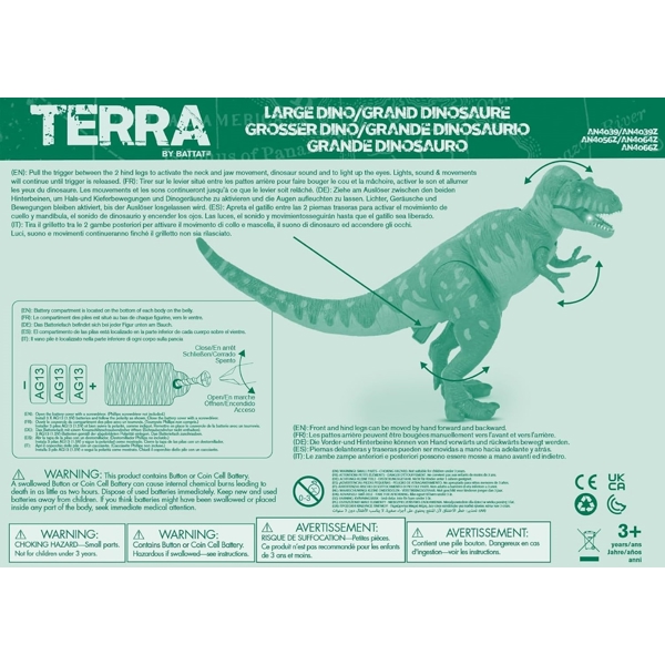 Playset Terra AN4064Z T-Rex Electronic