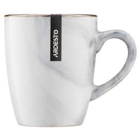 Ardesto AR2939MRW Marmo, 390ml, Mug, White