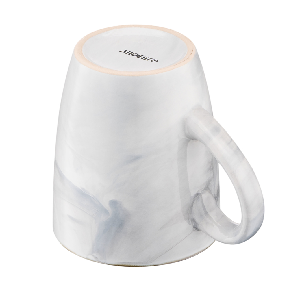 Ardesto AR2939MRW Marmo, 0.39l, Mug, White