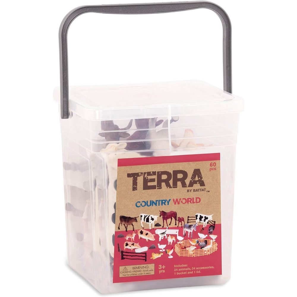 სათამაშო ცხოველების ნაკრები Terra AN2802Z, Country World