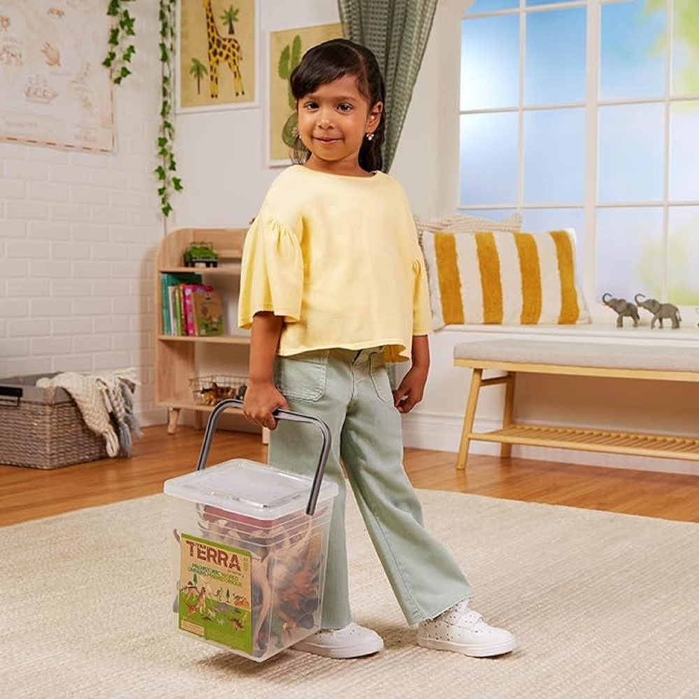 სათამაშო დინოზავრების ნაკრები Terra AN2771Z, Prehistoric World