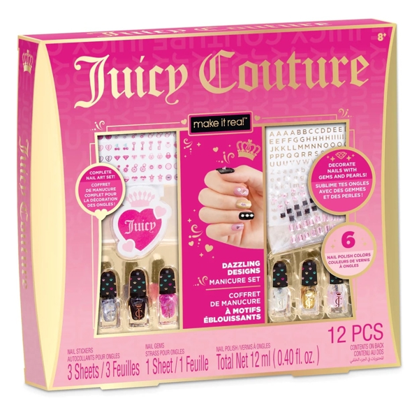 ფრჩხილების ლაქის ნაკრები Make It Real 4474MR, Juicy Couture Dazzling Designs