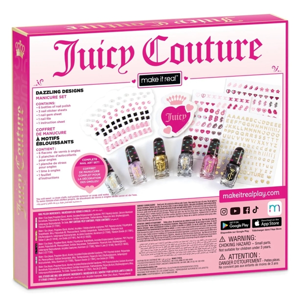 ფრჩხილების ლაქის ნაკრები Make It Real 4474MR, Juicy Couture Dazzling Designs