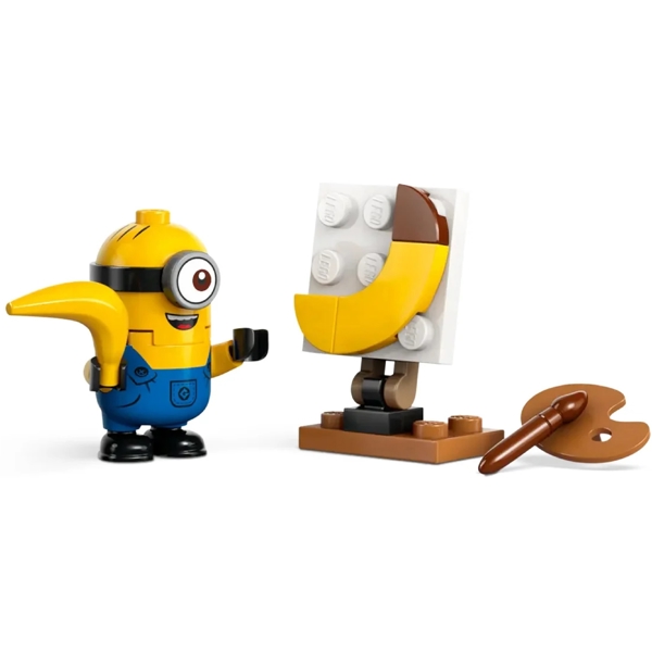 Prefabricated Construction Minions and Banana Car Lego 75580 Despicable Me 4