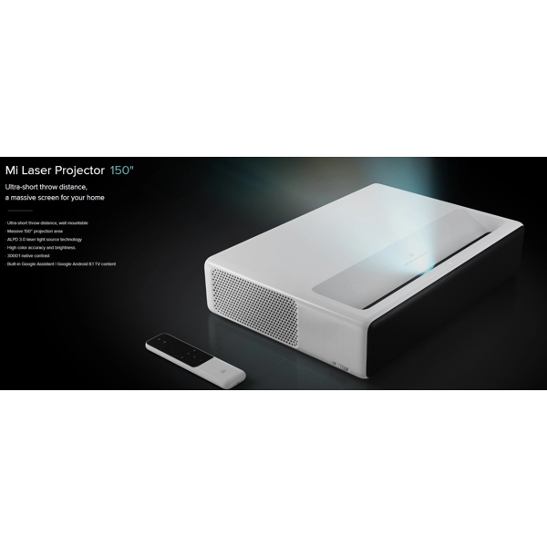 Projector Xiaomi JJGYY02FM Mi Laser Project 150" SJL4005GL, DLP, FHD, 5000lm, White