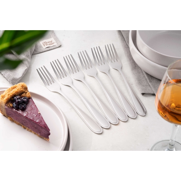 ჩანგლებს ნაკრები Ardesto AR1906VF Gemini Venice, 6pcs, Table forks set, Silver