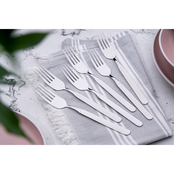 ჩანგლების ნაკრები Ardesto AR1906SF Gemini Salerno, 6pcs, Table forks set, Silver