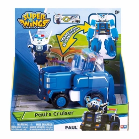 სათამაშო ტრანსფორმერი Super Wings EU720315, Paul's Cruiser