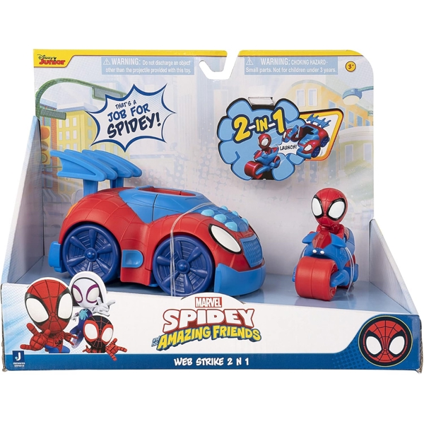 Feature Vehicle 2 in 1 Spidey SNF0019