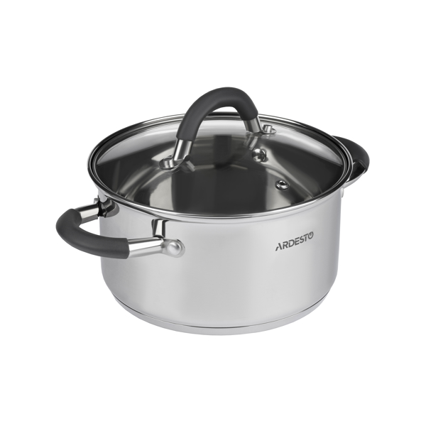 Casserole Ardesto AR1908CS Gemini Salerno, 0.8l, 12Cm, Stainless Steel