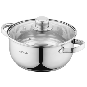 ქვაბი Ardesto AR1926BC Gemini Gourmet Aosta, 2.7l, 20cm, Stainless Steel