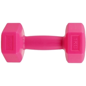 ჰანტელი LifeFit 533VK1001, 1Kg, Dumbbell, Pink