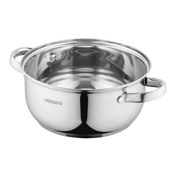 Casserole Ardesto AR1926BC Gemini Gourmet Aosta, 2.7l, 20cm, Stainless Steel