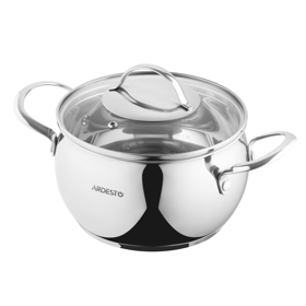 ქვაბი Ardesto AR4330GB Gemini Liguria, 3l, 18cm, Stainless steel