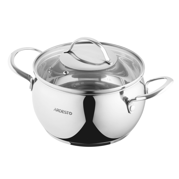 ქვაბი Ardesto AR4330GB Gemini Liguria, 3l, 18cm, Stainless steel