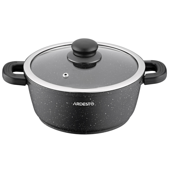 Casserole Ardesto AR2420GE Gemini Anzio, 2.5l, 20cm, Black