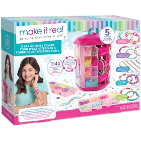 მძივების ნაკრები Make It Real 1754MR, 5-in-1 Activity Tower