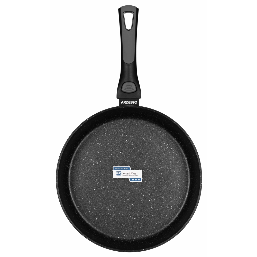 Deep Fry pan Ardesto AR1224B Gemini Bari, 24cm, Black
