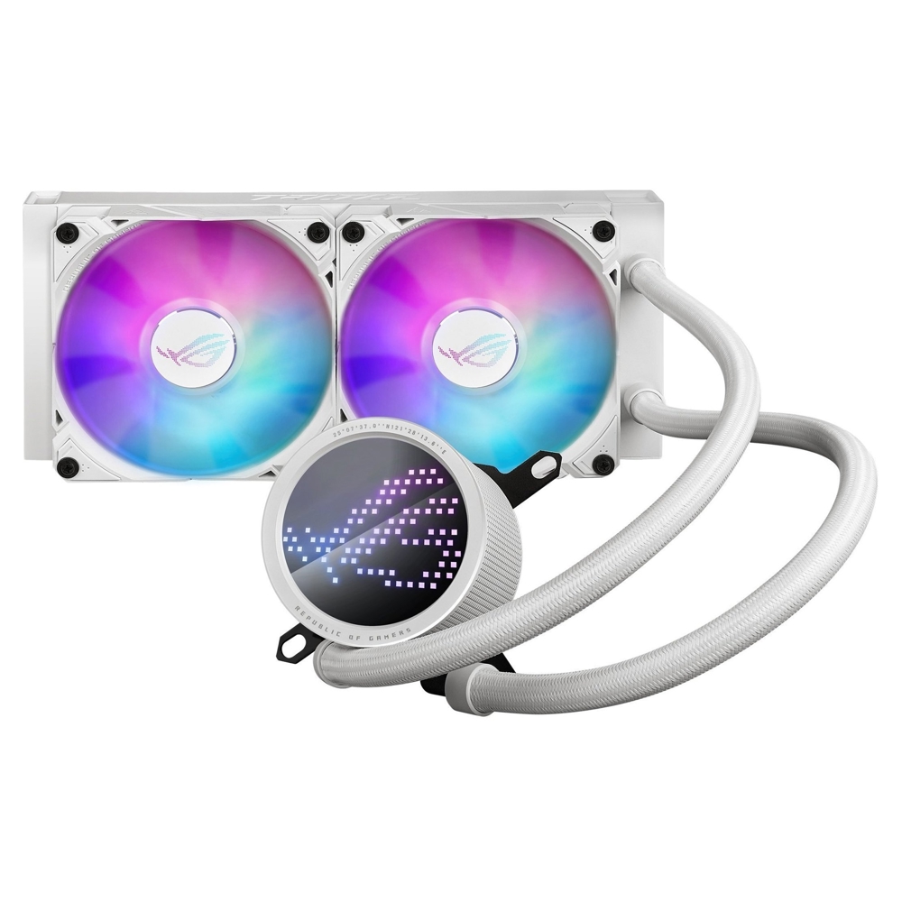 თხევადი გაგრილება ASUS 90RC00J2-M0UAY0 LCS ROG RYUO III 240 ARGB, 120MM, 2200RPM, Liquid Cooling, White