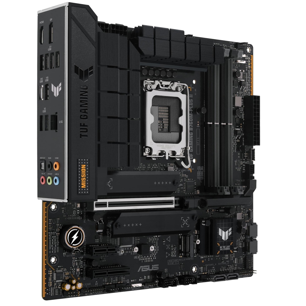 Motherboard TUF 90MB1HD0-M0EAY0 GAMING B760M-PLUS II, LGA 1700, DDR5, 192GB