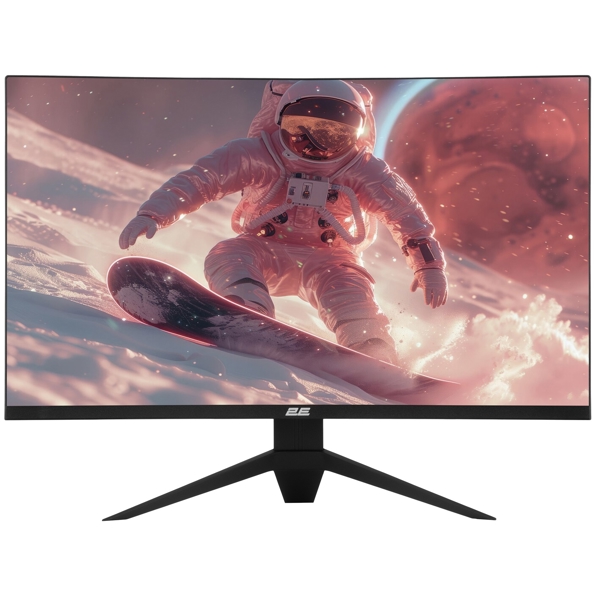 მონიტორი 2E 2E-G2724BV-01.UA, 27", Curved Monitor, QHD, VA, HDMI, DP, Black