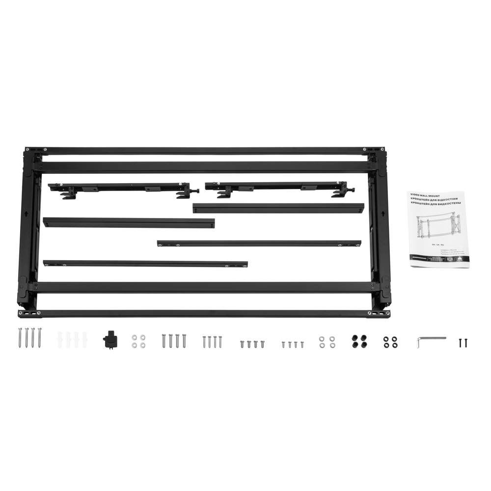 Fixed TV Mount, 2E 2E2GEN556035FIXPO Letriovgu, 55-60", Black