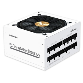 კვების ბლოკი Zalman ZM1000-TMX2WH Teramax 2, 1000W, 80 Plus Gold, Power Supply, White