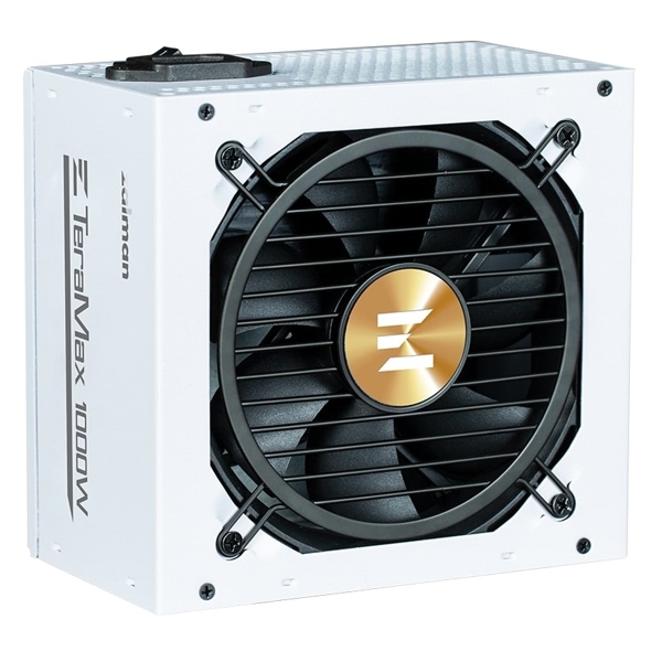 კვების ბლოკი Zalman ZM1000-TMX2WH Teramax 2, 1000W, 80 Plus Gold, Power Supply, White