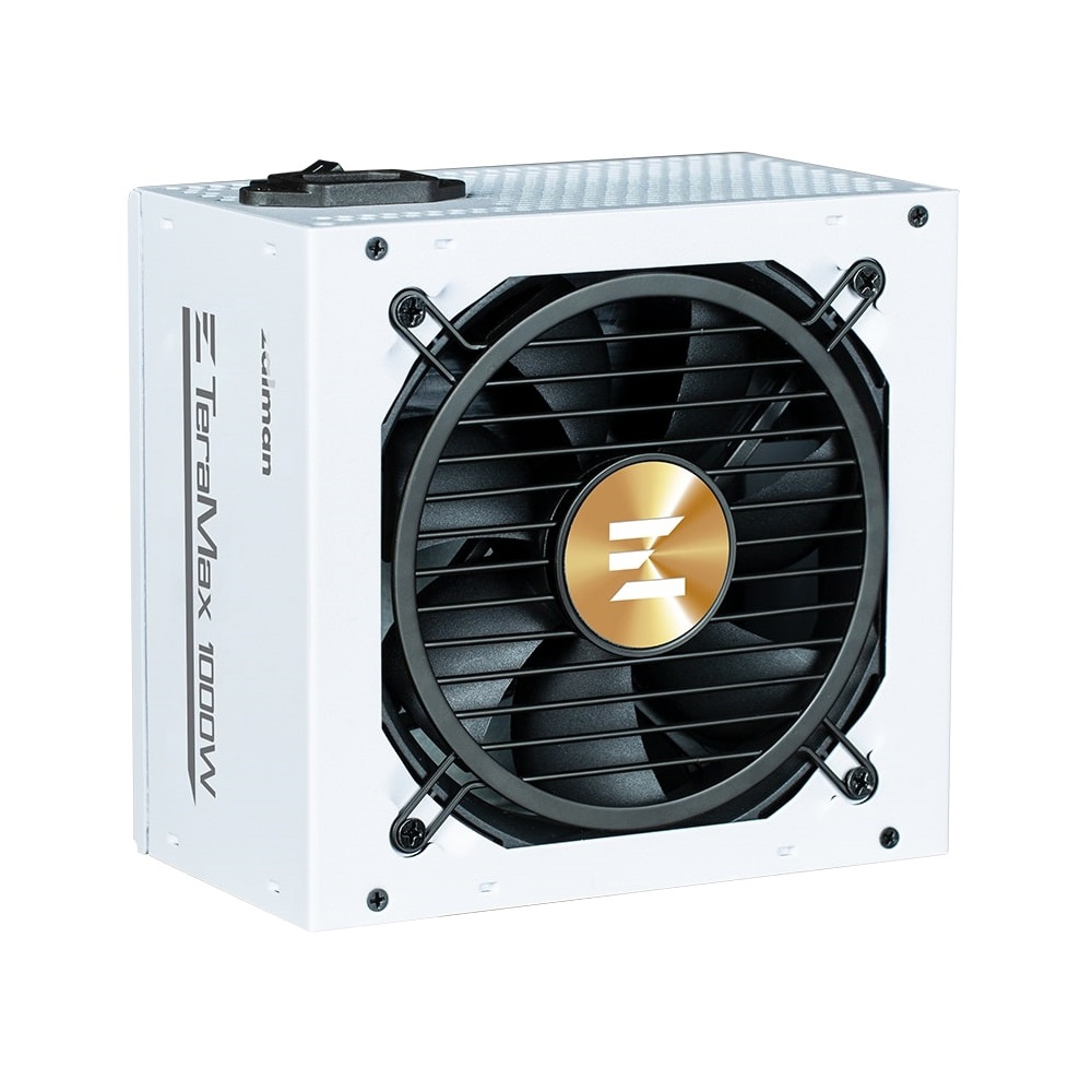 კვების ბლოკი Zalman ZM1000-TMX2WH Teramax 2, 1000W, 80 Plus Gold, Power Supply, White