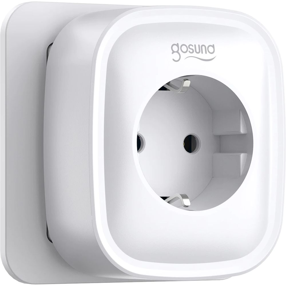 ჭკვიანი როზეტი Gosund SP112, Smart Plug, 3680W, WiFi, USB, White