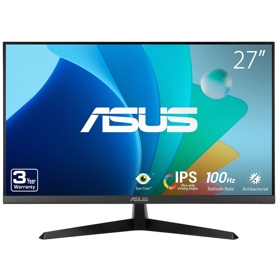 მონიტორი Asus 90LM06D3-B01170 VY279HF, 27", Monitor, FHD, IPS, HDMI, Audio, Black