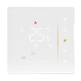 ჭკვიანი თერმოსტატი Moes ZHT-006-GC-WH-MS, Smart Thermostat, White