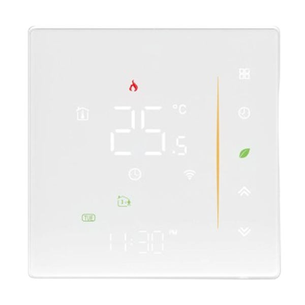 ჭკვიანი თერმოსტატი Moes ZHT-006-GC-WH-MS, Smart Thermostat, White