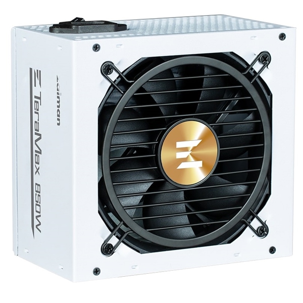 Power Supply, Zalman ZM850-TMX2WH Teramax 2, 850W, 80 Plus Gold,  White