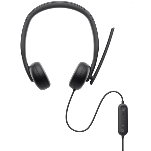 ყურსასმენი DELL 520-BBDH WH3024, Headset, Wired, USB-C, Black