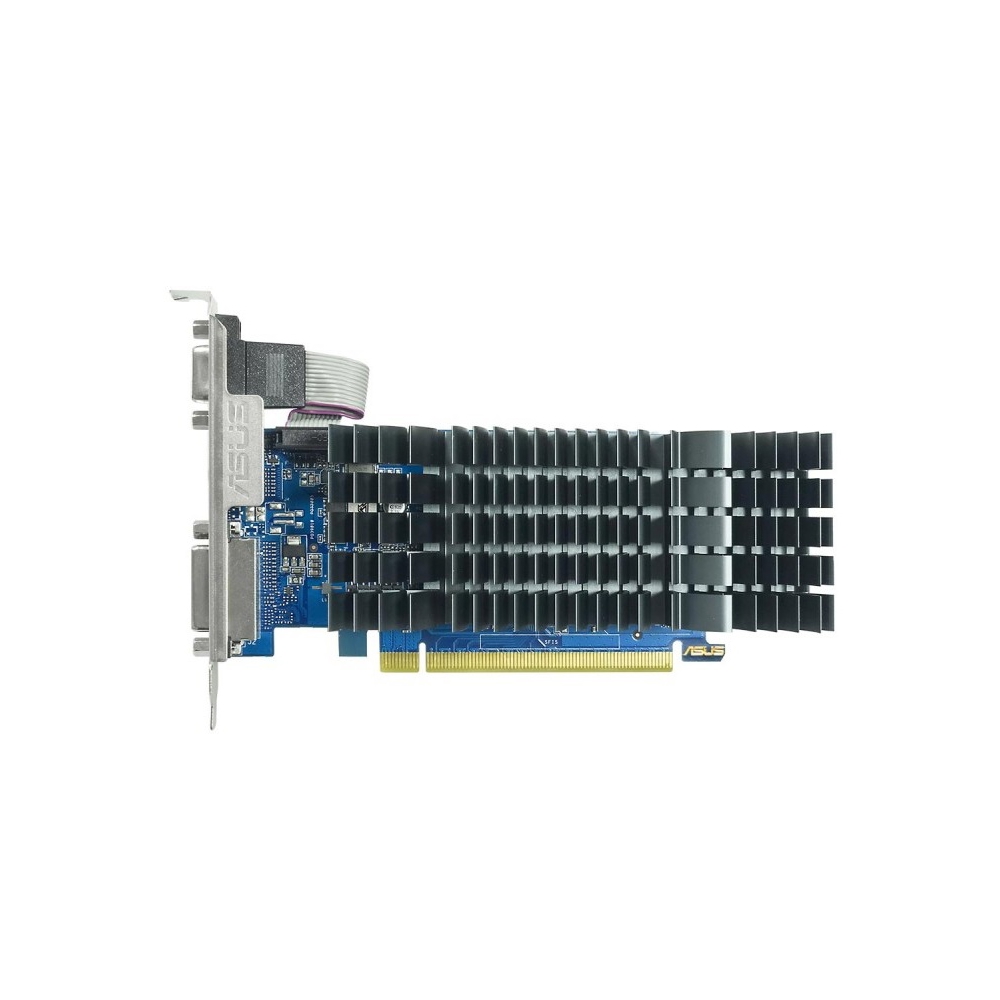 Graphic Card ASUS 90YV0ALA-M0NA00 silent EVO, GeForce GT710, 2GB, 64bit, HDMI, VGA, DVI-D, Black