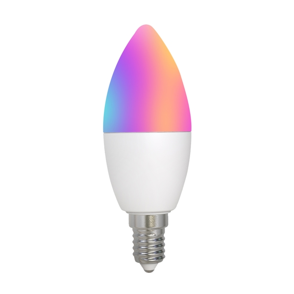 ჭკვიანი ნათურა Moes WB-TDC6-RCW-E14-MS E14 Candle, Smart Light Bulb, White