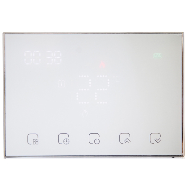 ჭკვიანი თერმოსტატი Moes WRHT-8000-GC-WH-EN, Smart Thermostat, White