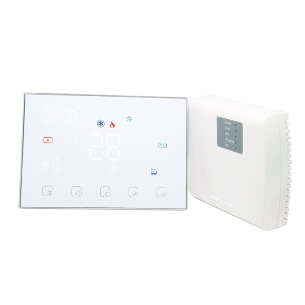 ჭკვიანი თერმოსტატი Moes WRHT-8000-GC-WH-EN, Smart Thermostat, White