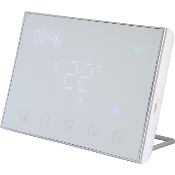 ჭკვიანი თერმოსტატი Moes WRHT-8000-GC-WH-EN, Smart Thermostat, White