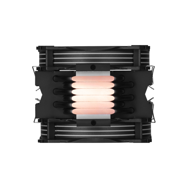 ქულერი 2E 2E-AC120D6-ARGB Air Cool, 120mm, 1700rpm, Cooler, Black