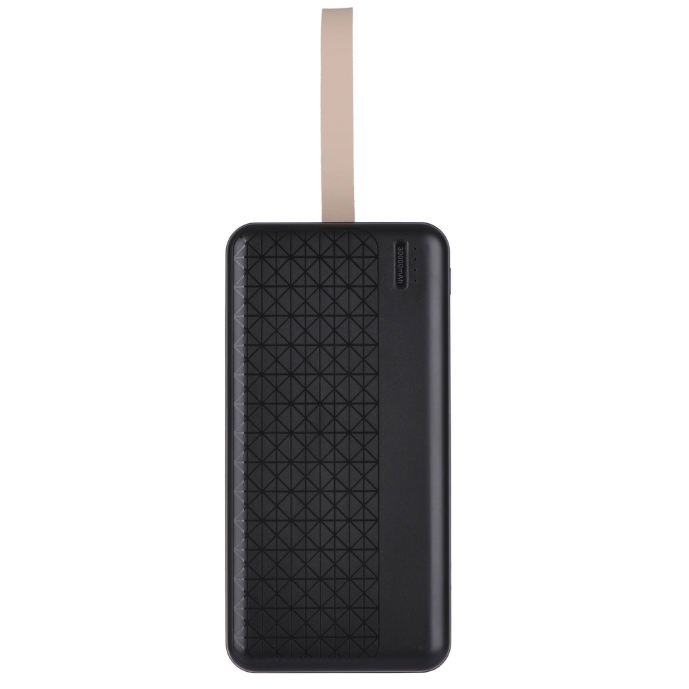 Power Bank 2E 2E-PB3010PD-BLACK Geometry, 30000mAh, Micro USB, USB Type-C, USB, Black