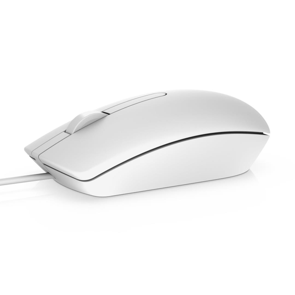 Mouse DELL 570-AAIP Optical MS116, Wired, USB, White