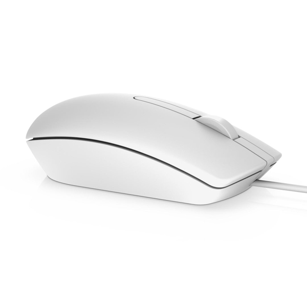Mouse DELL 570-AAIP Optical MS116, Wired, USB, White