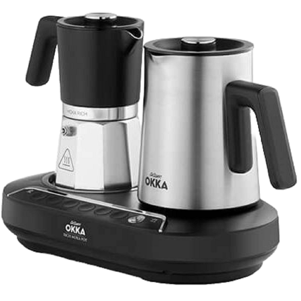 Coffee Machine Arzum OK0027 Moka, 1350W, Silver/Black
