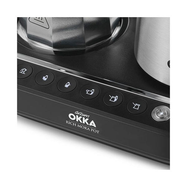 Coffee Machine Arzum OK0027 Moka, 1350W, Silver/Black