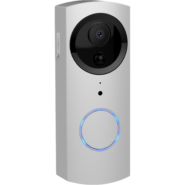 Smart Video Doorbell Venz R7087, Night Vision, Grey